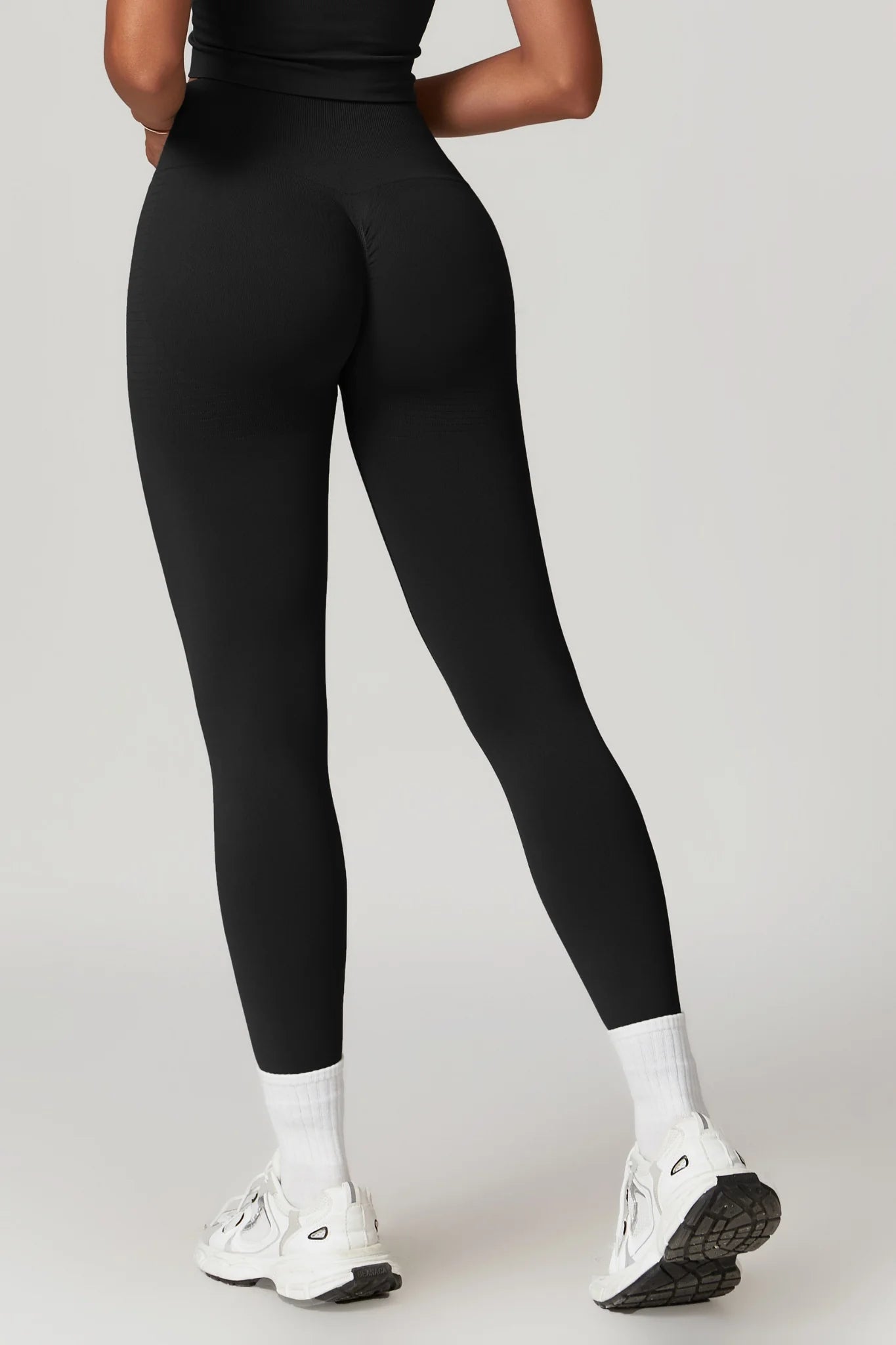 Chloe Racer Top & Leggings Set - Black