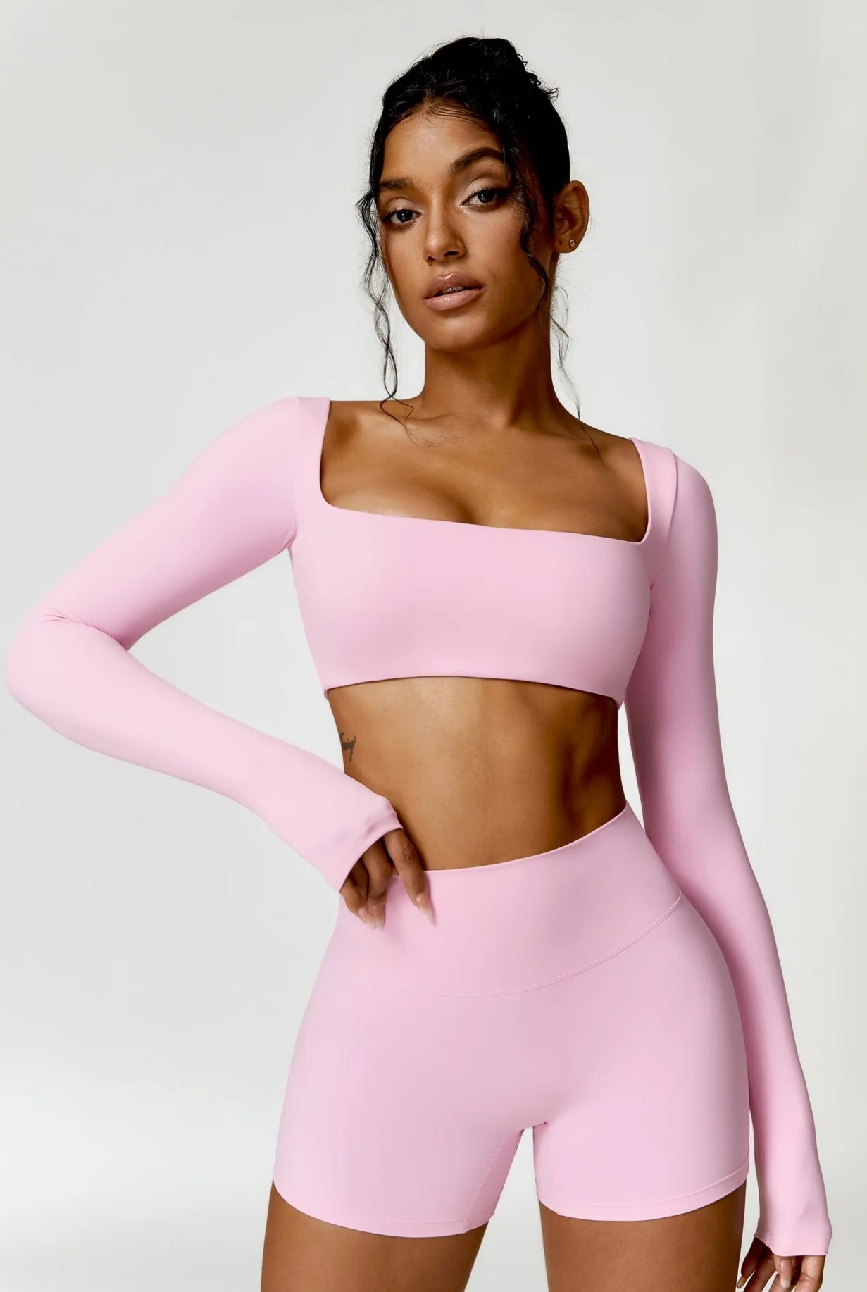Chelsea Long Sleeve Crop Top