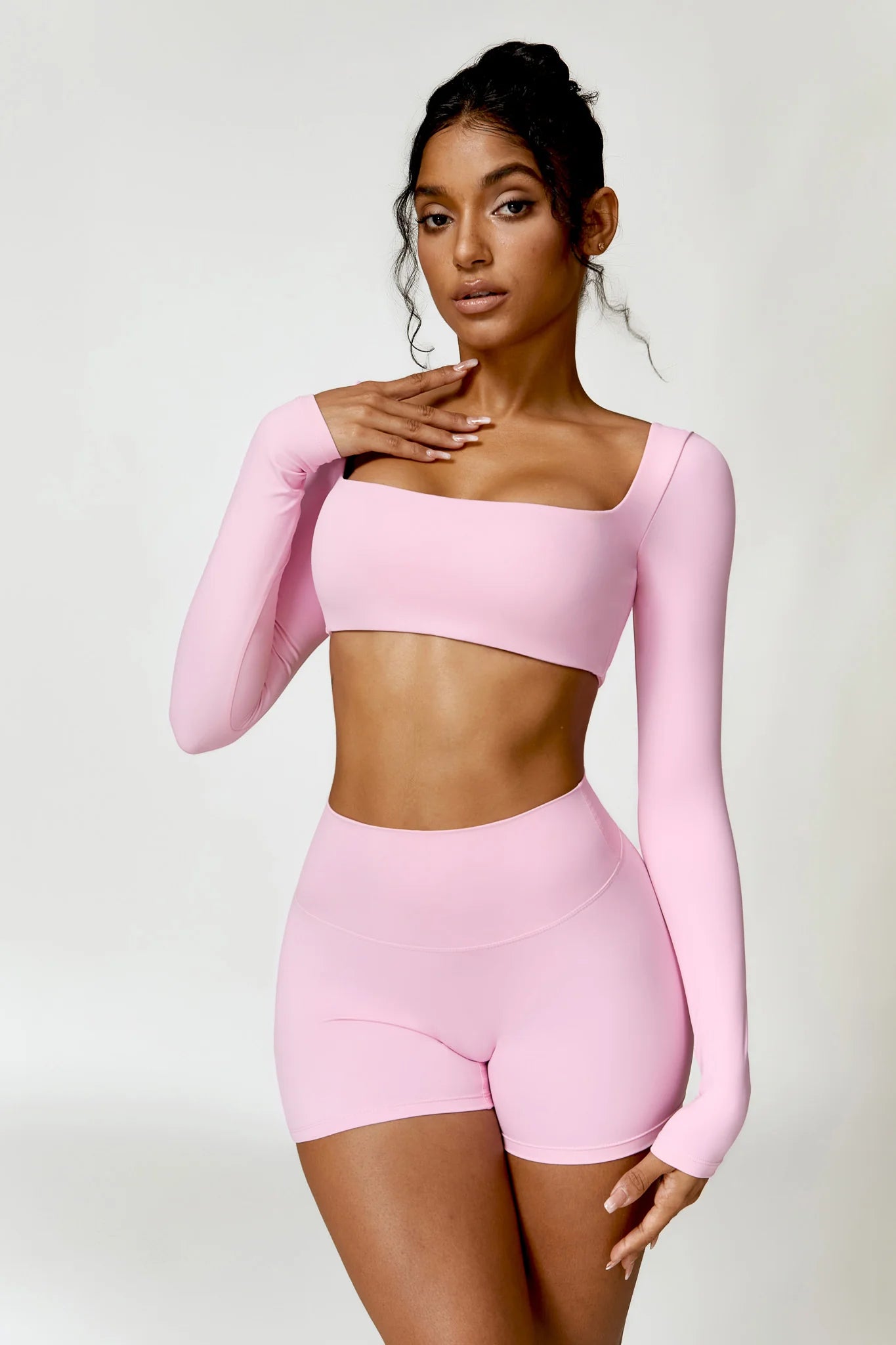 Chelsea Long Sleeve Crop Top