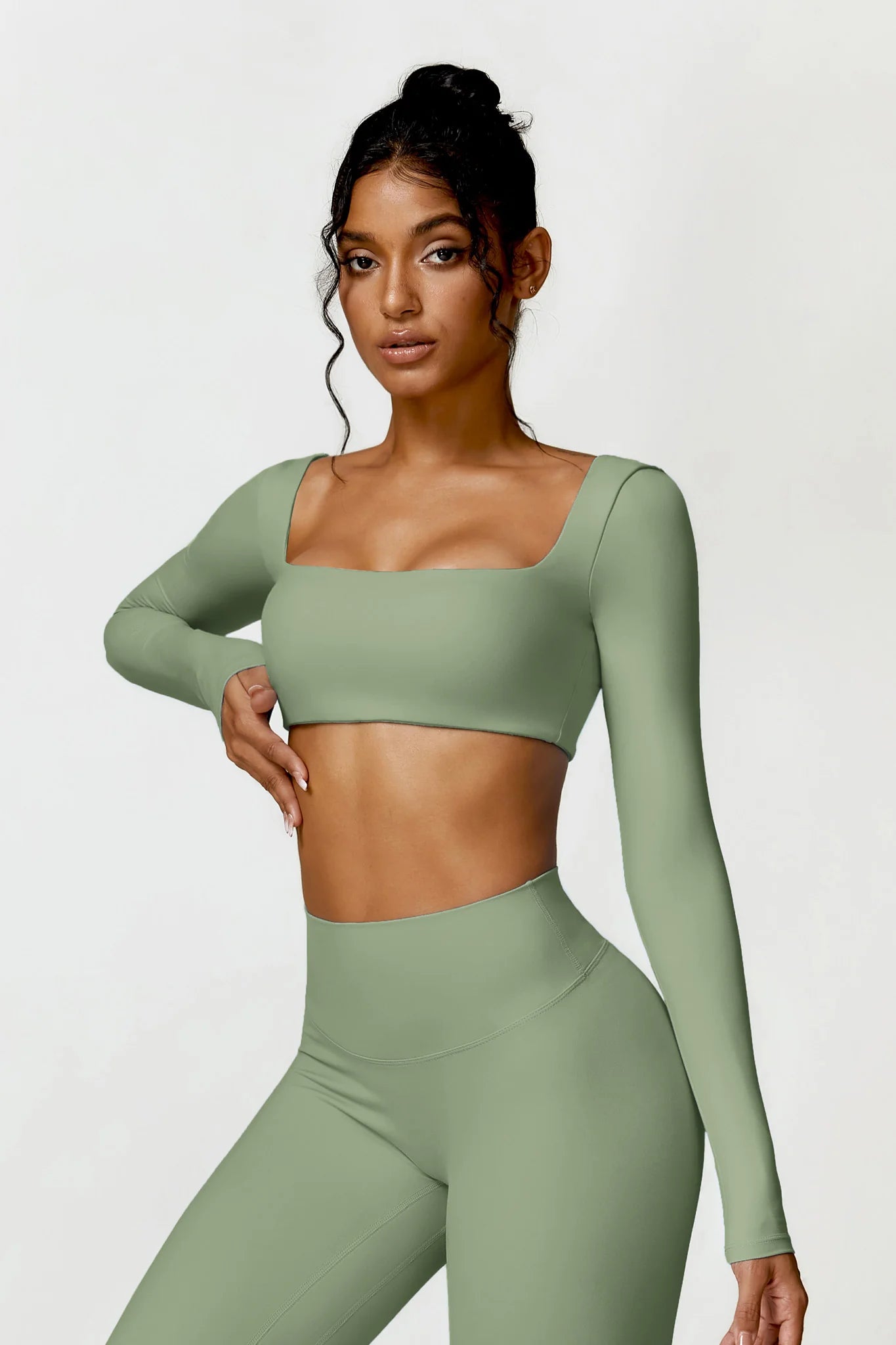 Chelsea Long Sleeve Crop Top