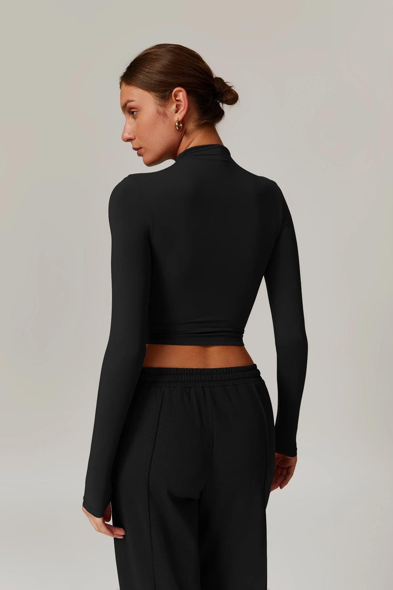 Rose Turtleneck Top
