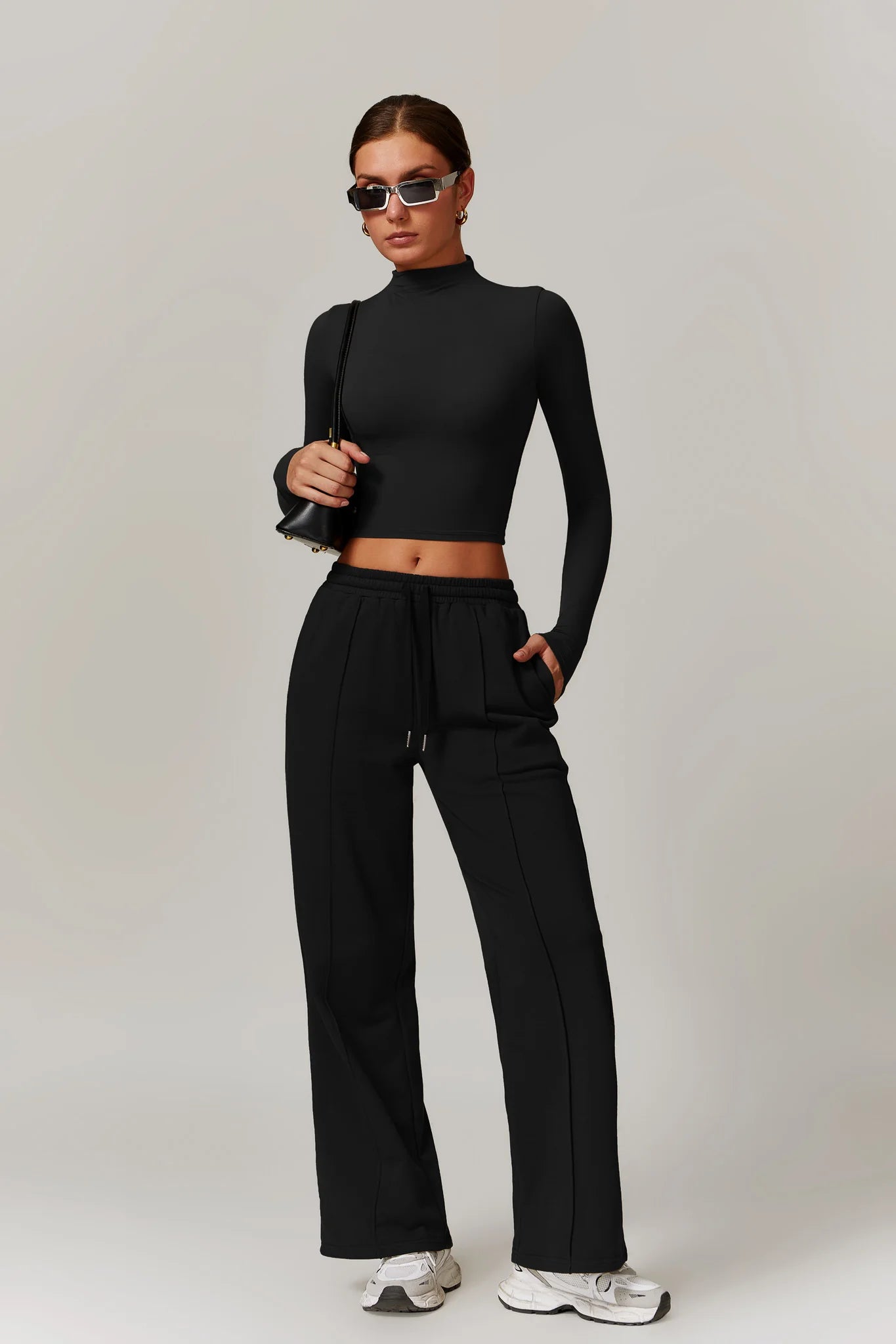 Rose Turtleneck Top