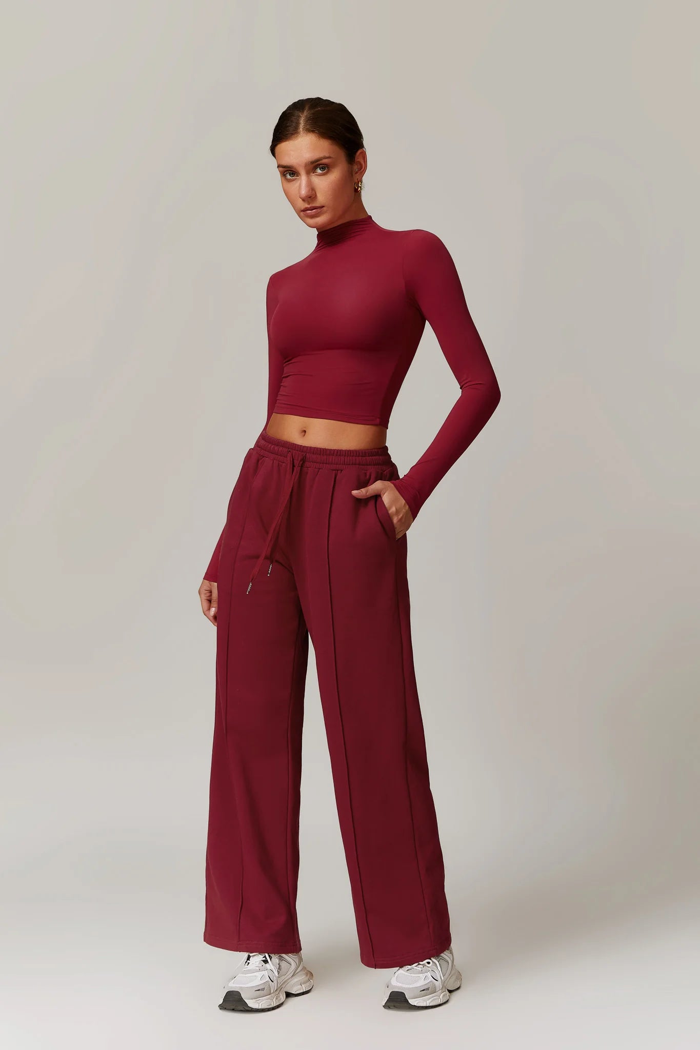 Rose Turtleneck Top