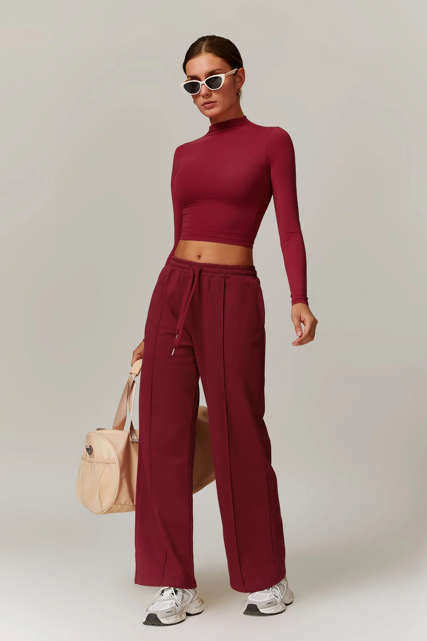 Rose Turtleneck Top