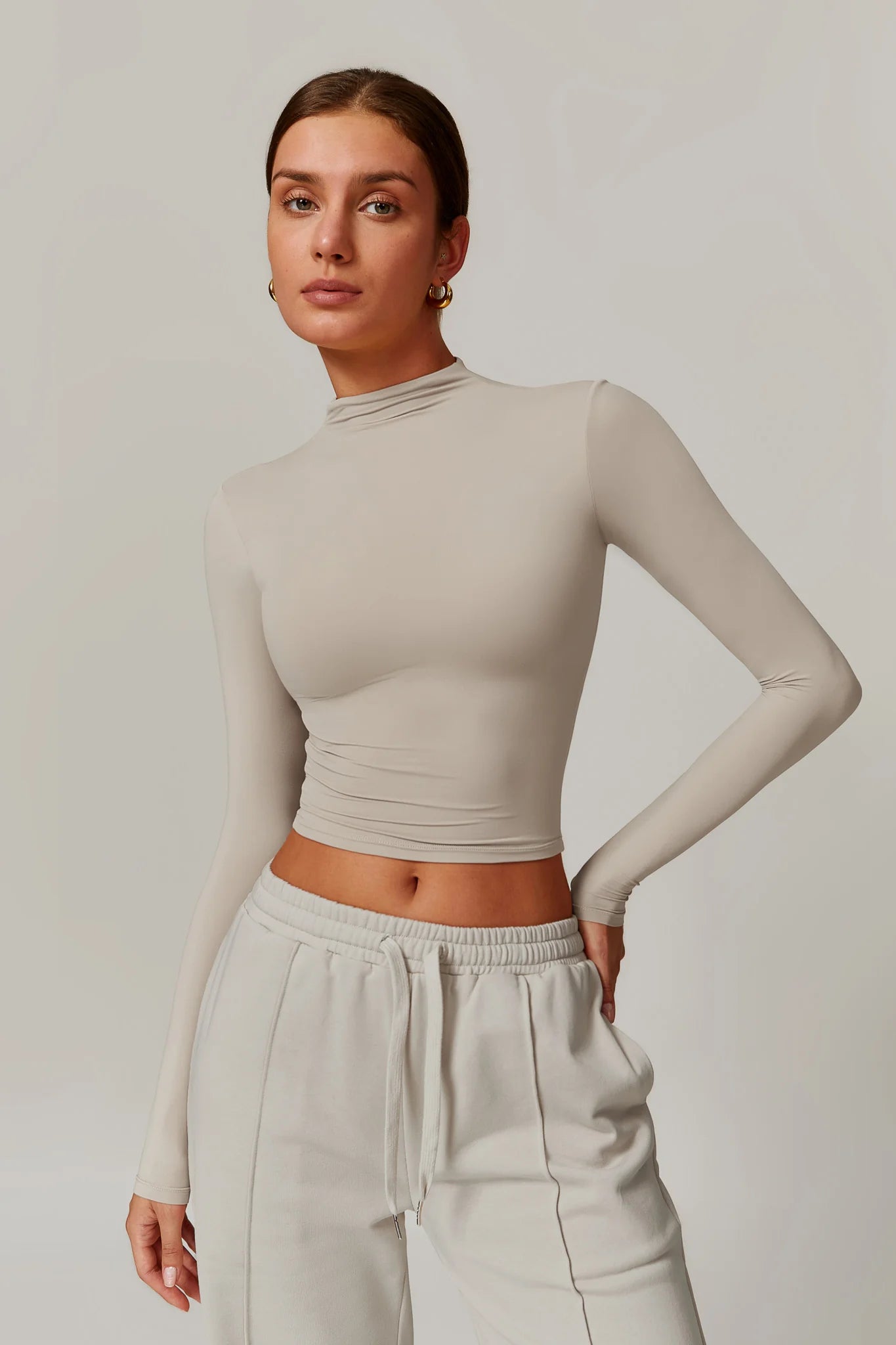 Rose Turtleneck Top