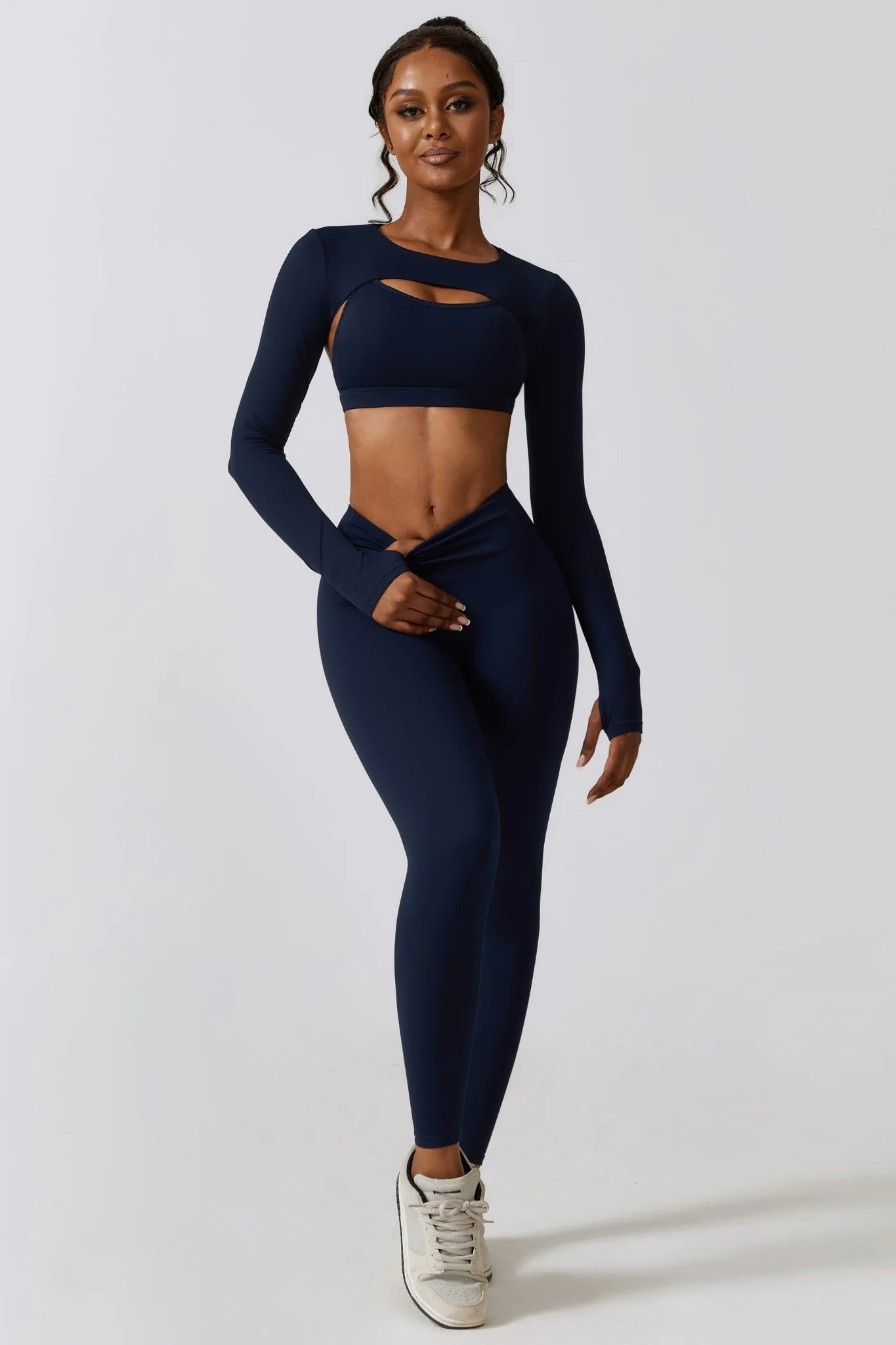 Esme Long Sleeve Shrug Top
