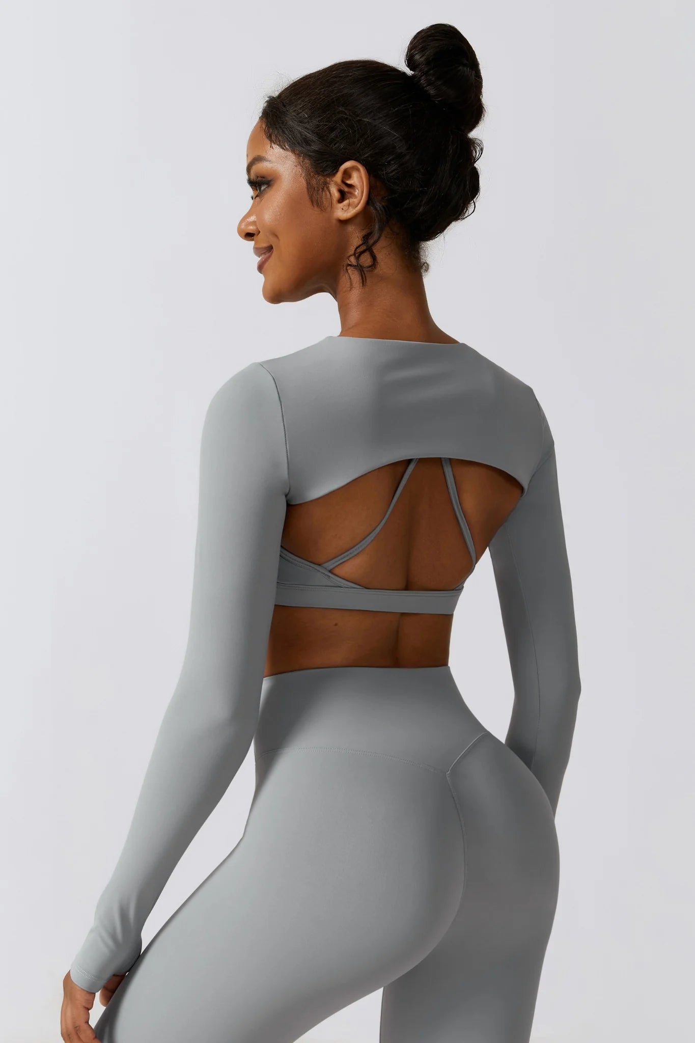 Esme Long Sleeve Shrug Top
