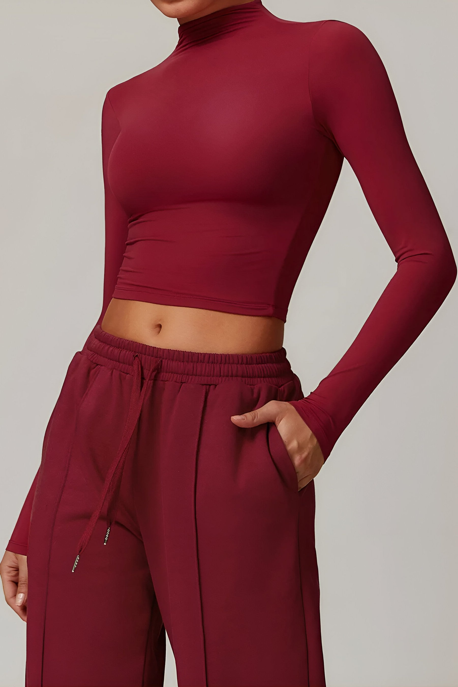 Rose Turtleneck Top