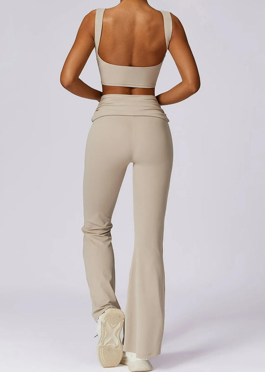 Beige Crop Top Backside#color_sand