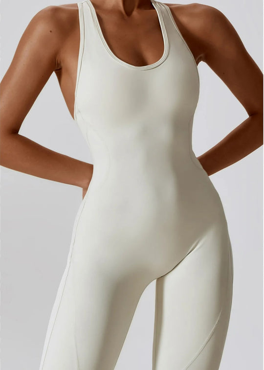 White Jumpsuit Frontside#color_cream