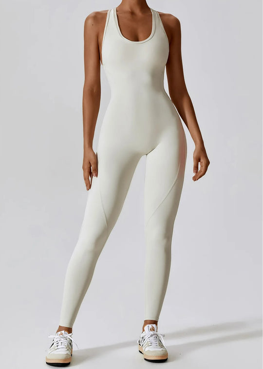 White Jumpsuit Frontside#color_cream