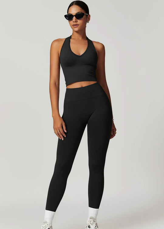 Black Leggings Frontside#color_black