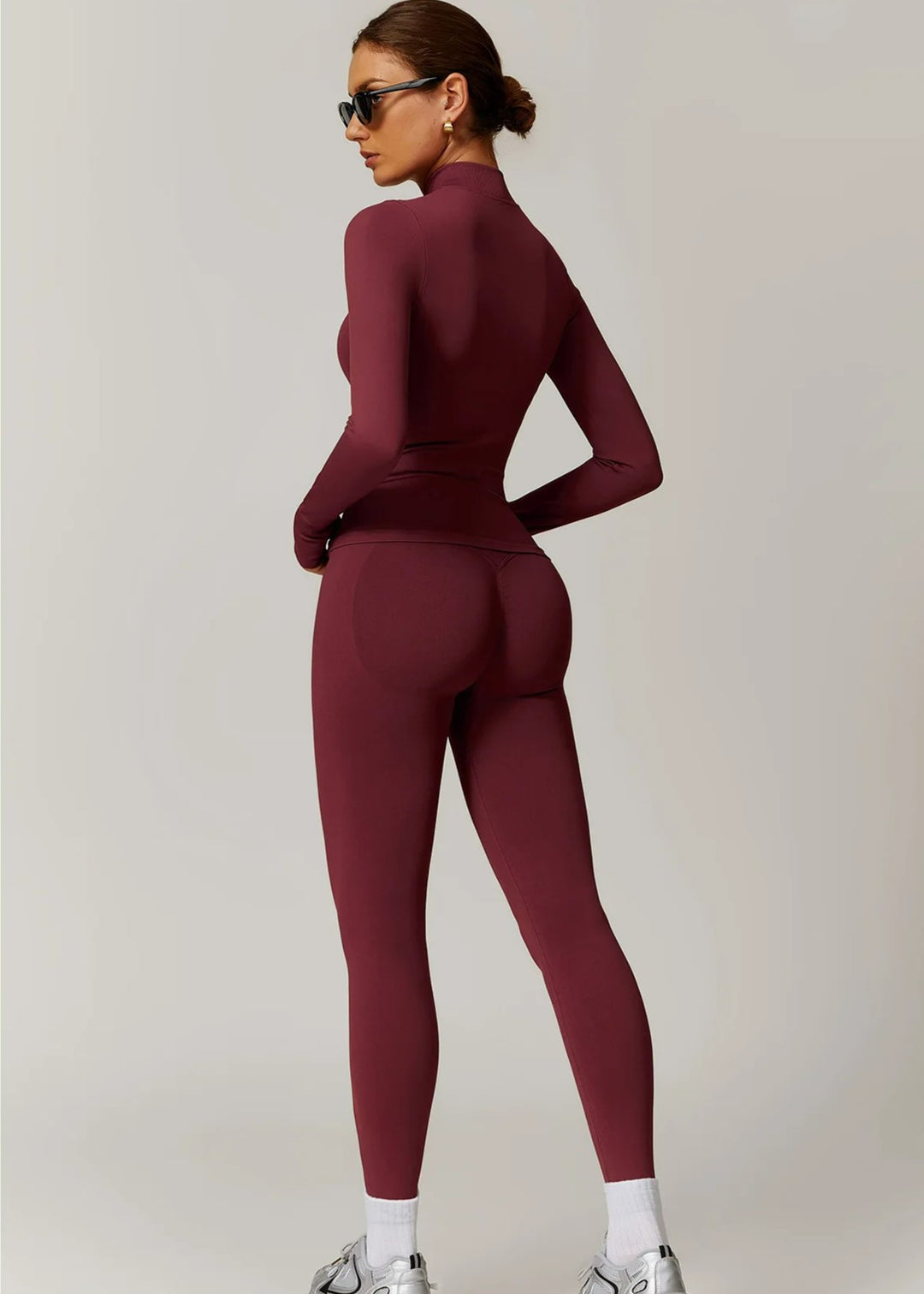 Red Zip Up Backside#color_burgundy