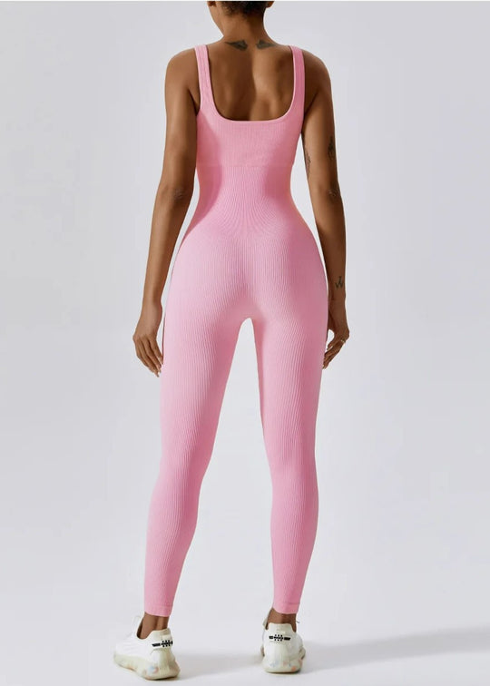 Pink Jumpsuit Backside#color_baby-pink