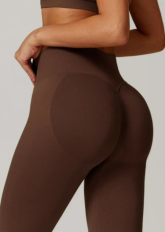 Brown Leggings Backside#color_coffee