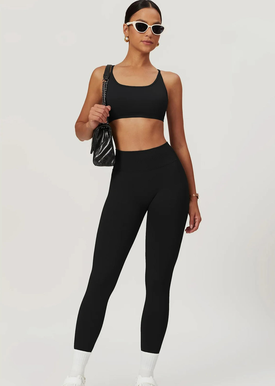 Black Leggings Frontside#color_black