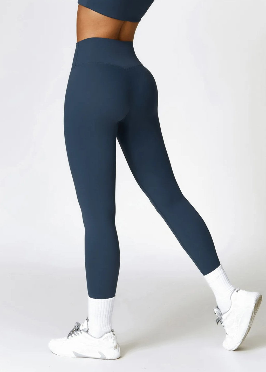 Blue Leggings Backside#color_navy