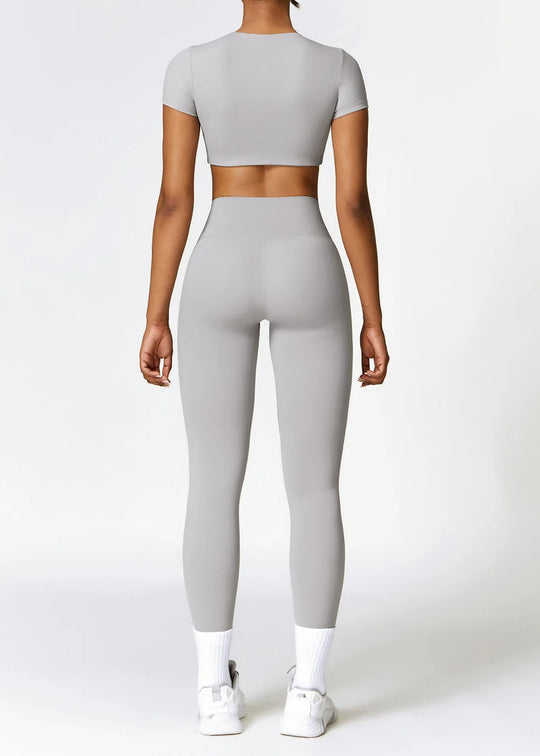 Gray Leggings Backside#color_steel-gray