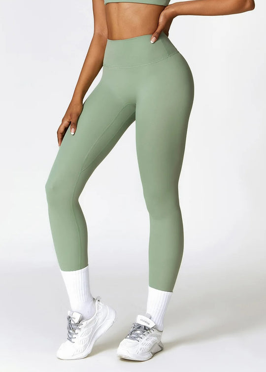 Green Leggings Sideview#color_sage