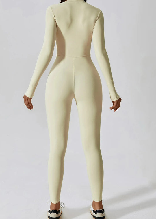 White Jumpsuit Backside#color_cream