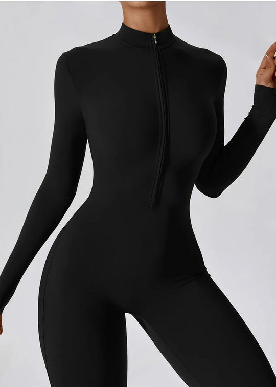 Black Jumpsuit Frontside#color_black