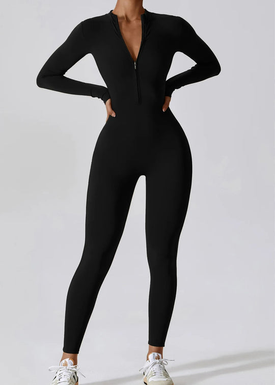 Black Jumpsuit Frontside#color_black