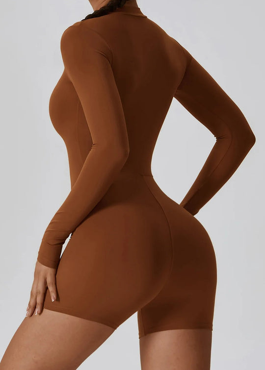 Brown Romper Backside#color_chocolate