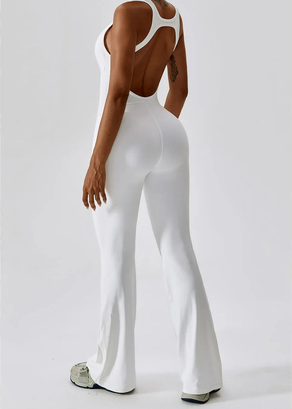 White Jumpsuit Backside#color_white