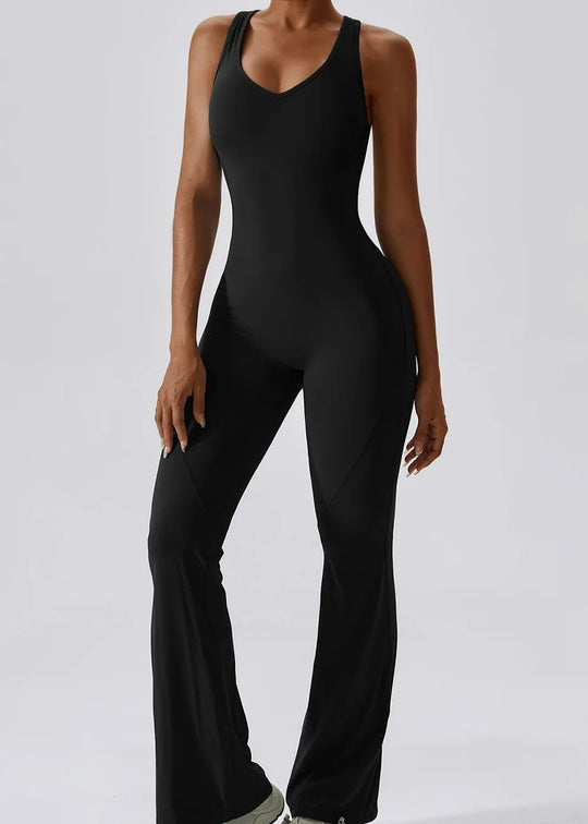 Black Jumpsuit Frontside#color_black