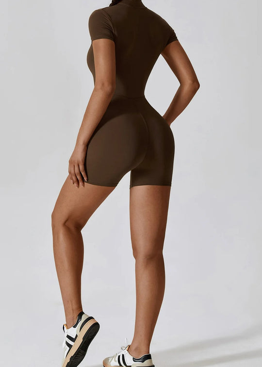 Brown Romper Backside#color_coffee