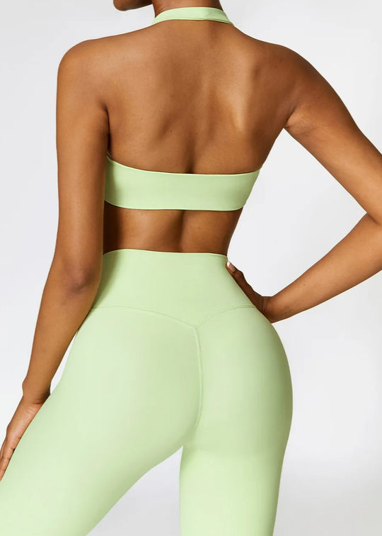 Green Sports Bra Backside#color_lime