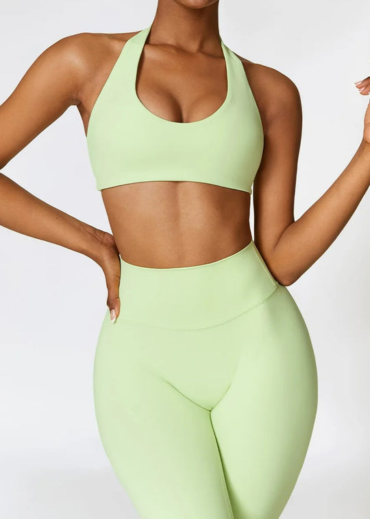 Green Sports Bra Frontside#color_lime