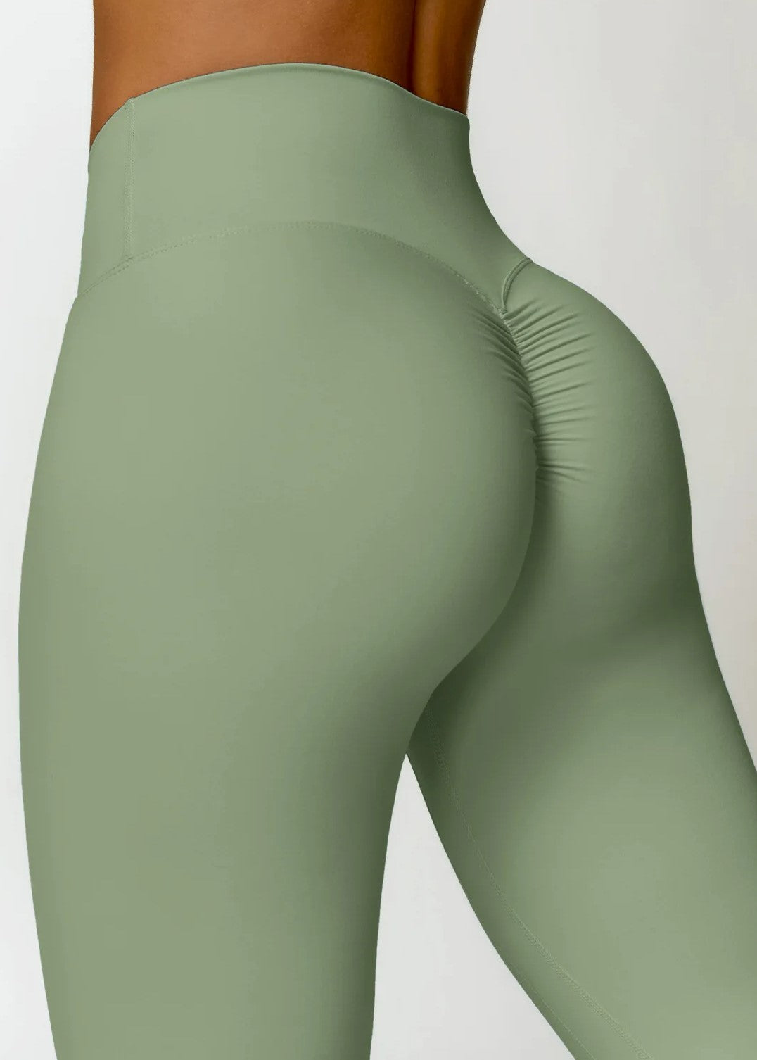 Green Leggings Detail#color_sage