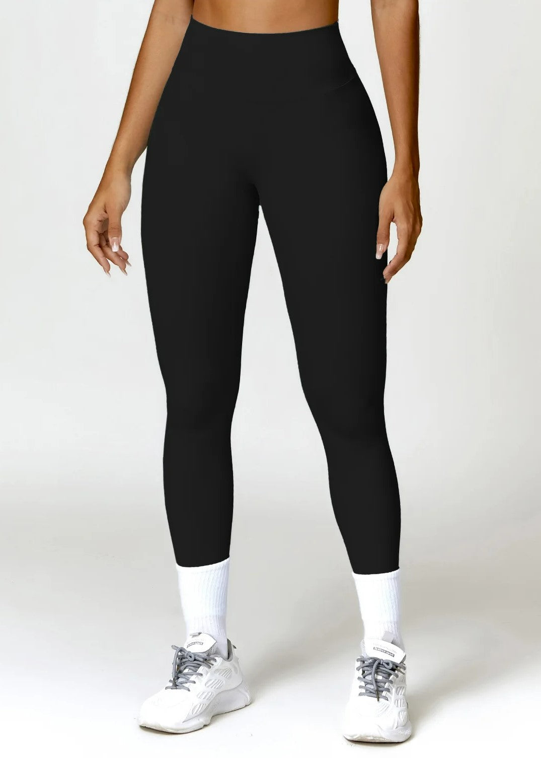 Black Leggings Frontside#color_black