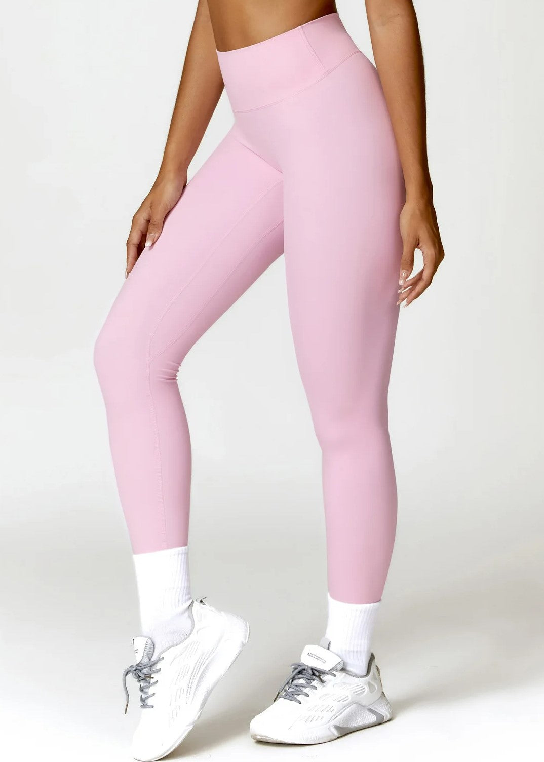 Pink Leggings Sideview#color_baby-pink