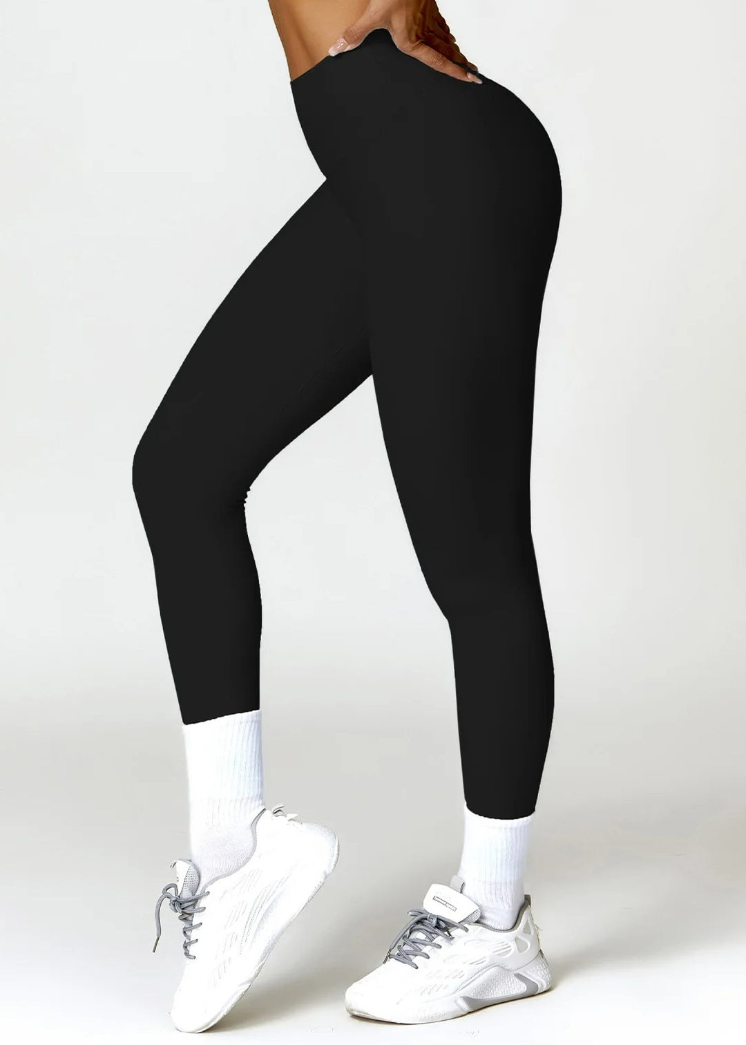 Black Leggings Sideview#color_black