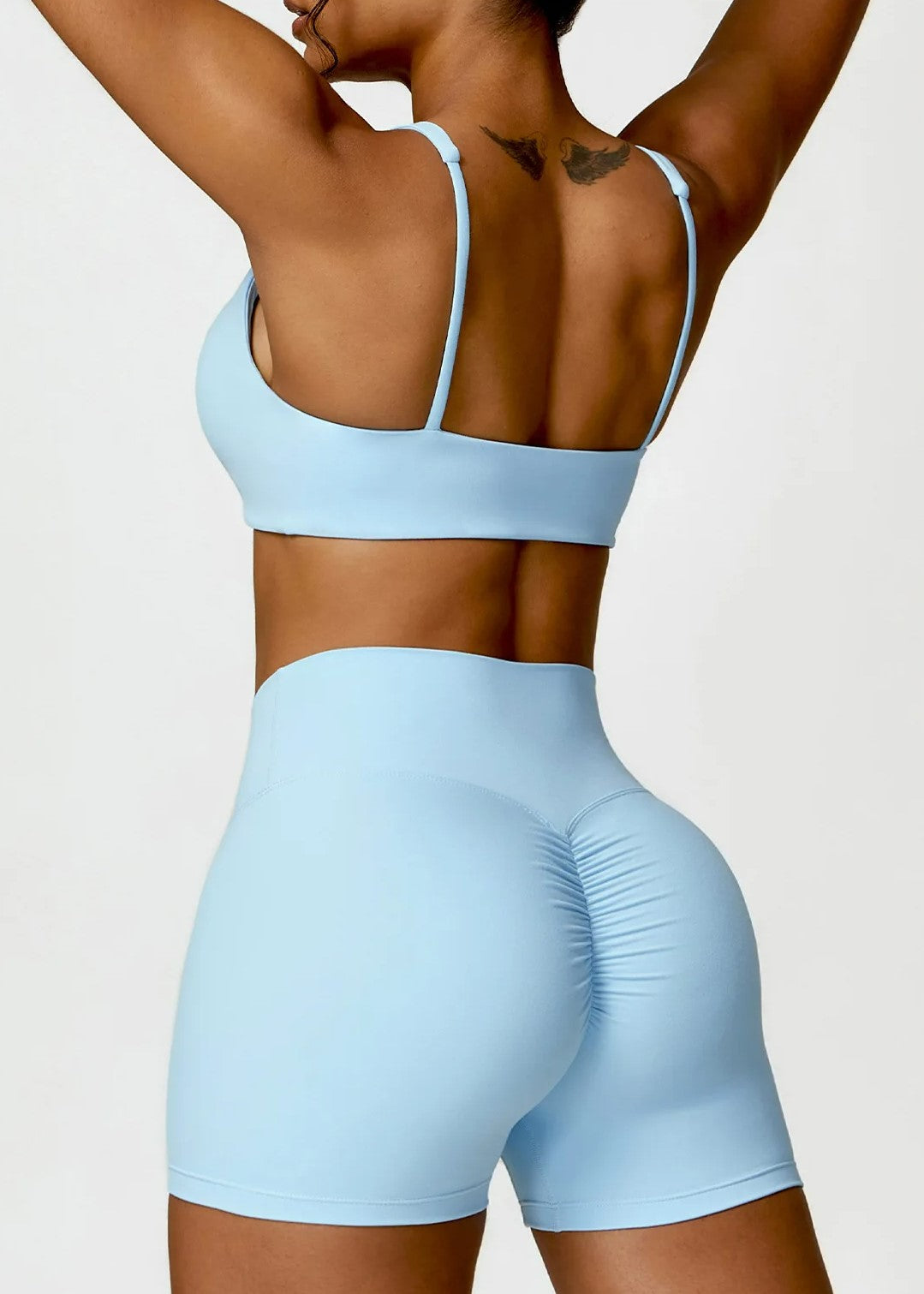 Blue Sports Bra Backside#color_baby-blue