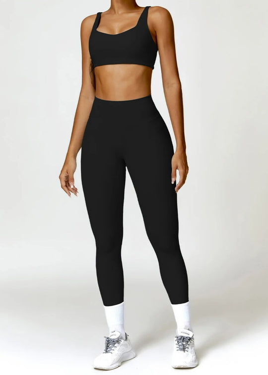 Black Sports Bra Frontside#color_black