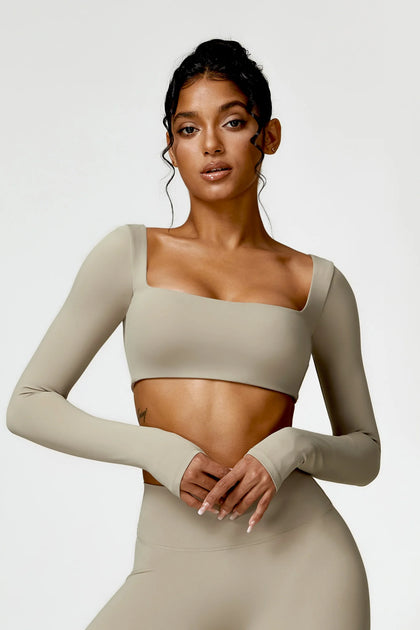Chelsea Long Sleeve Crop Top