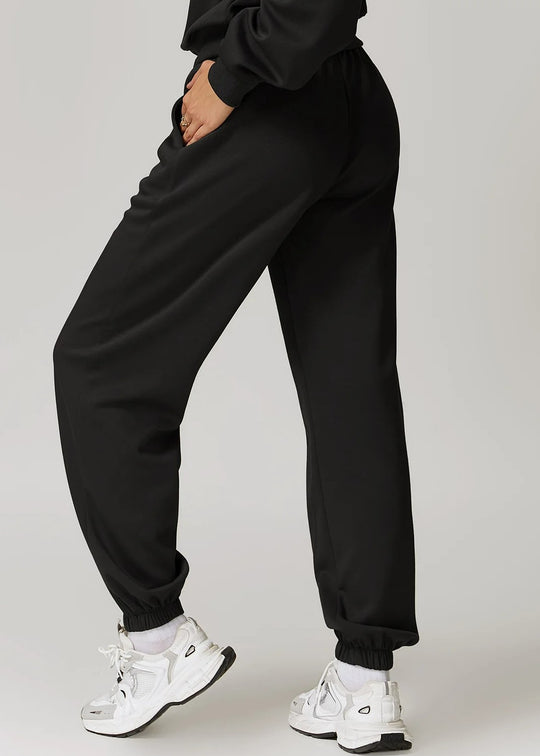 Black Joggers Sideview#color_black