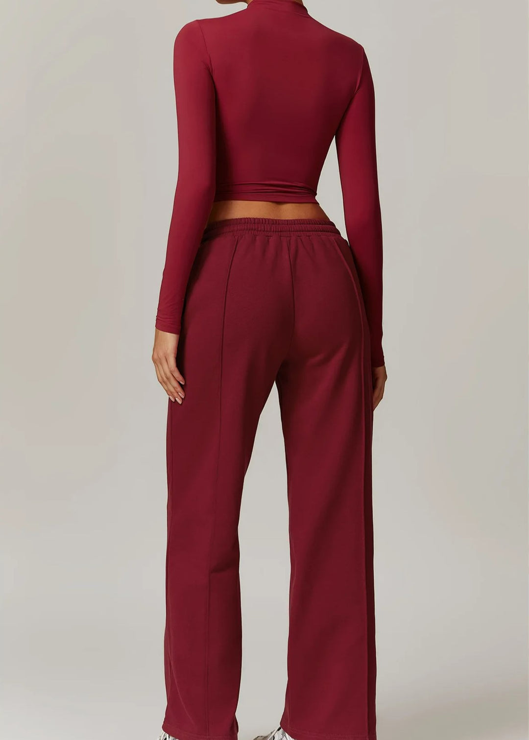 Red Turtleneck Backside#color_burgundy