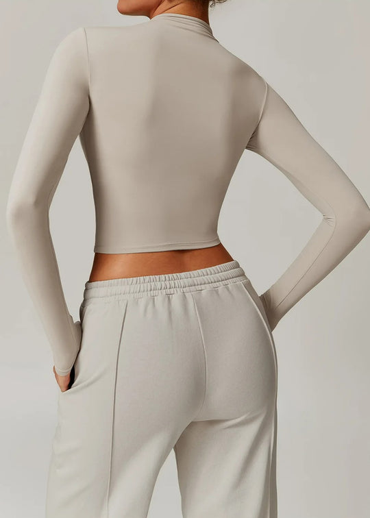 Beige Turtleneck Backside#color_sand