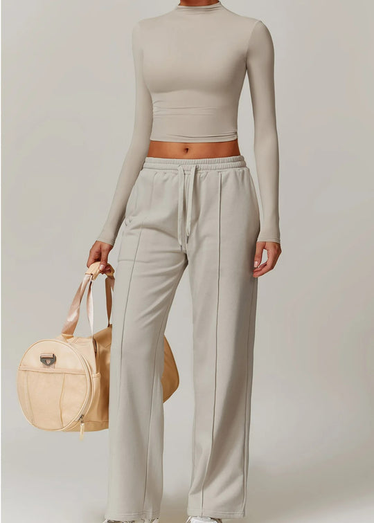 Beige Turtleneck Frontside#color_sand