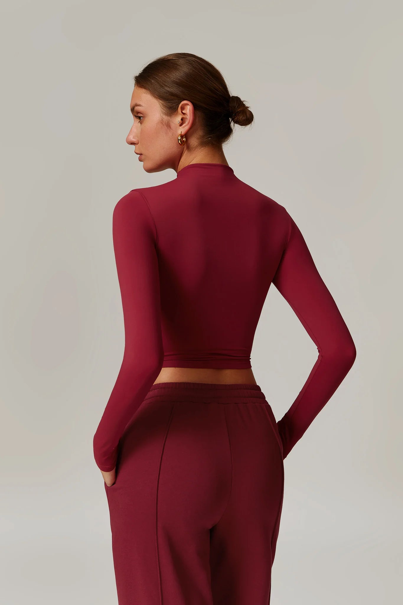 Rose Turtleneck Top