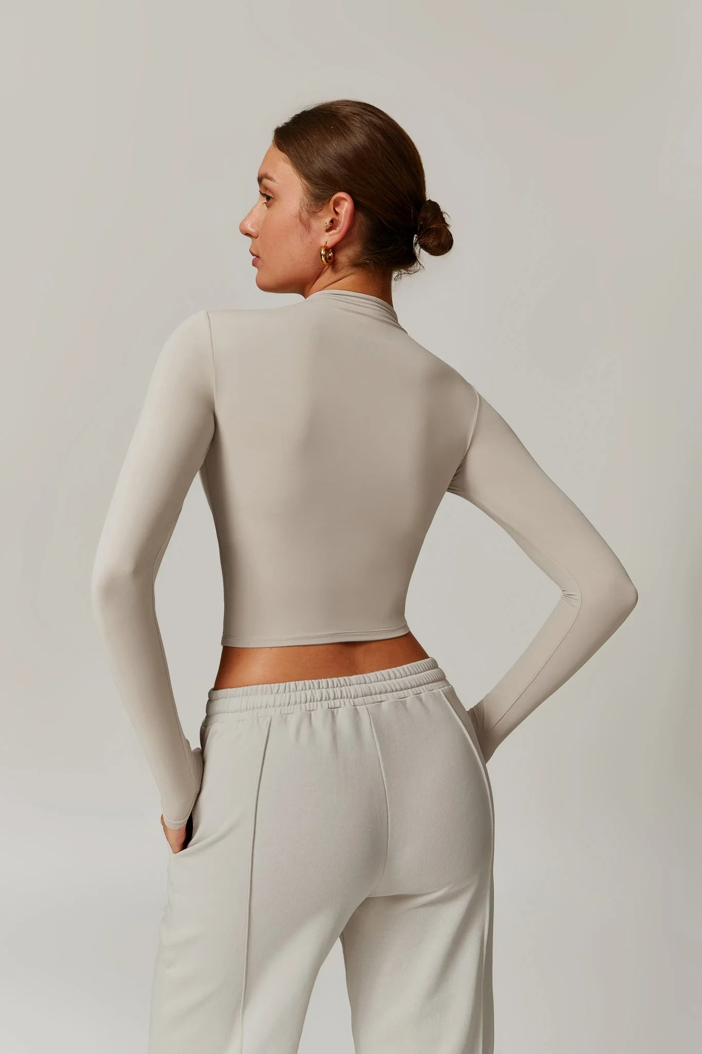 Rose Turtleneck Top
