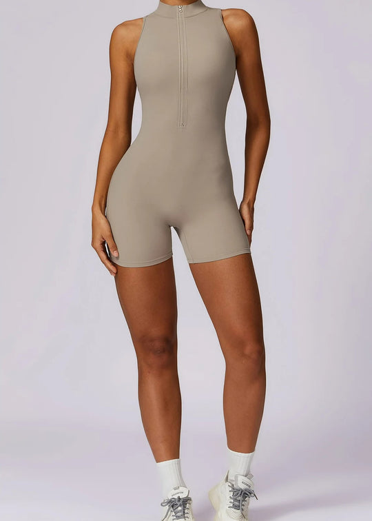 Beige Romper Frontside#color_sand