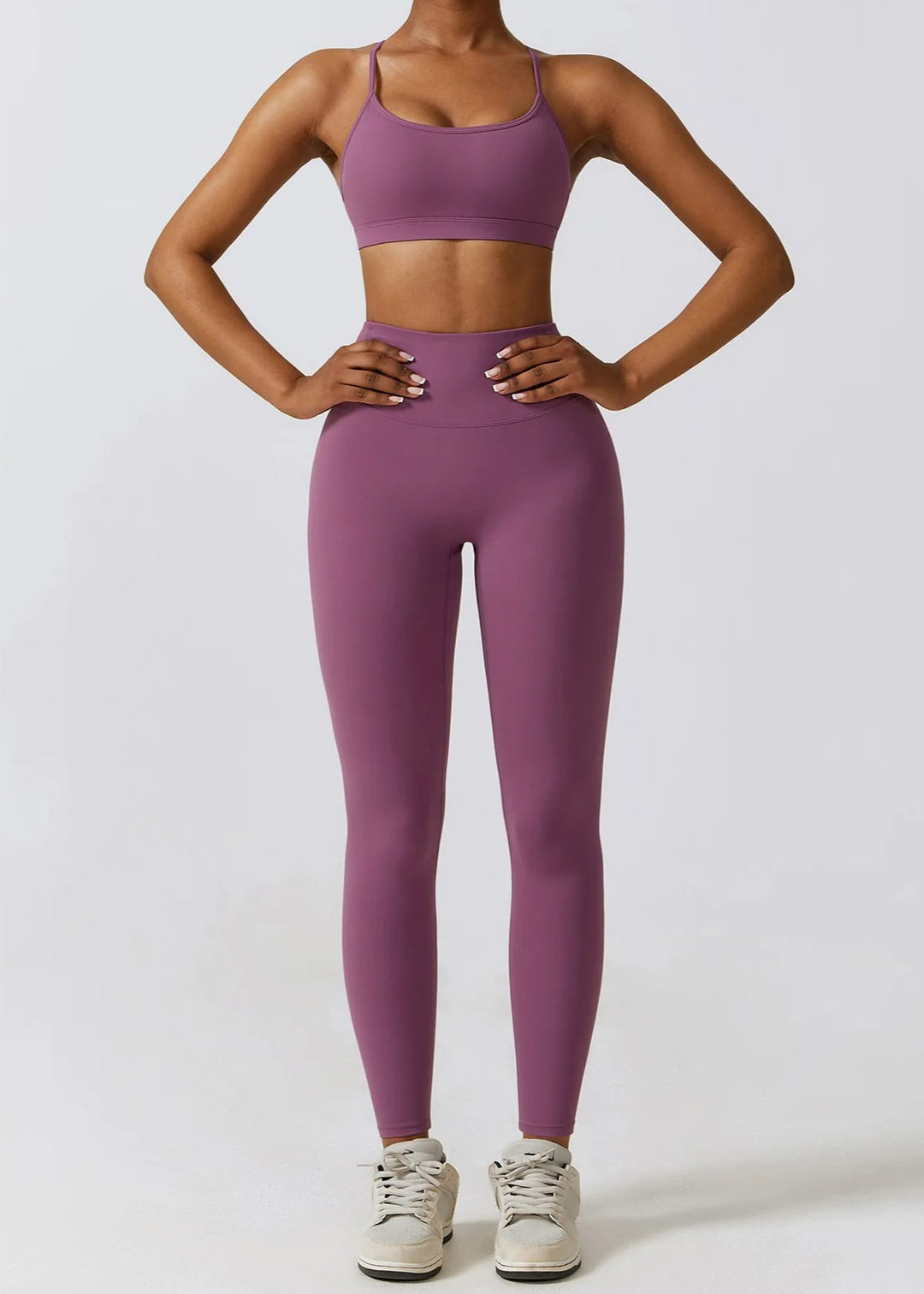 Purple Sports Bra Frontside#color_purple