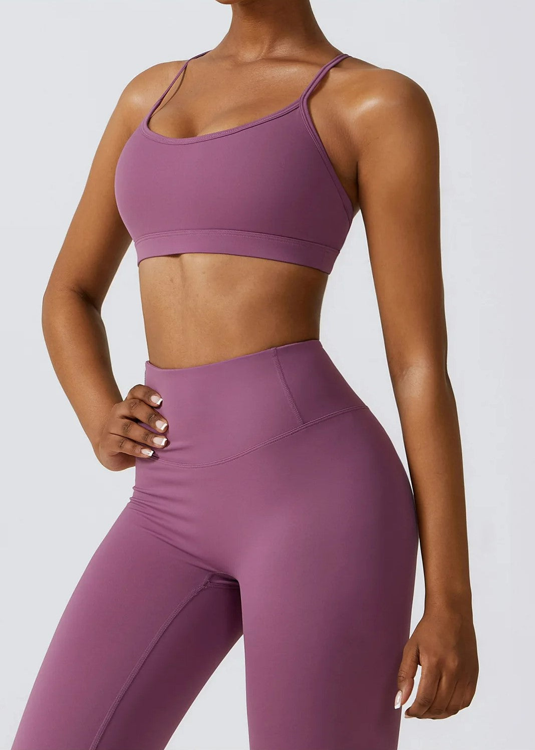 Purple Sports Bra Frontside#color_purple