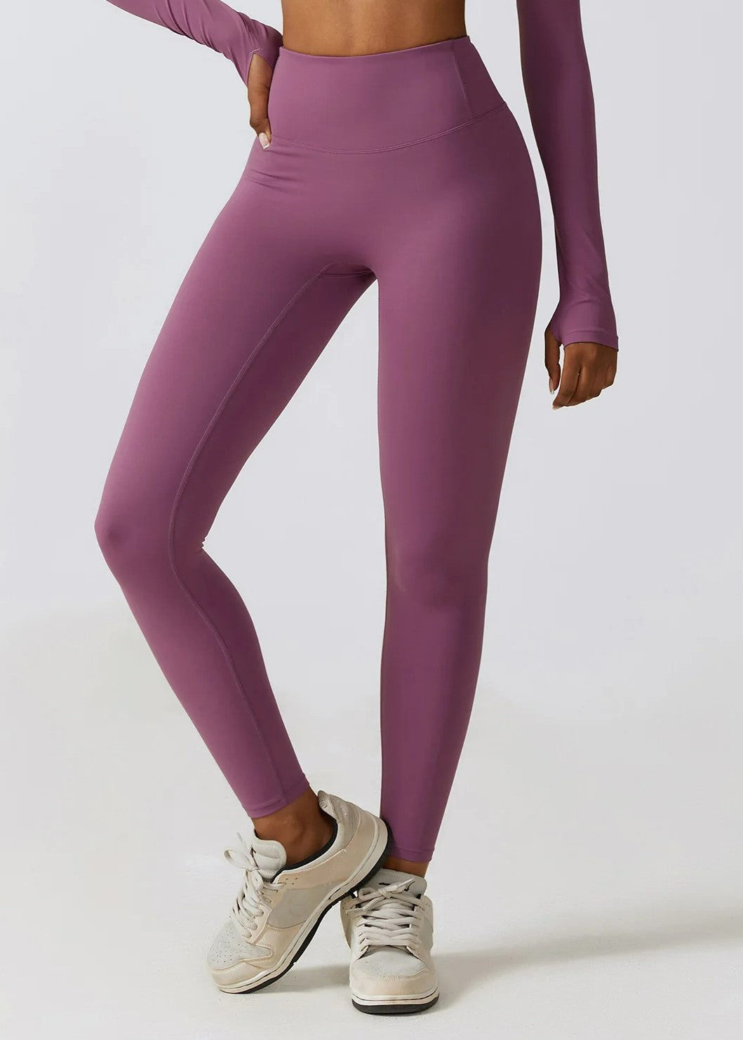 Purple Leggings Frontside#color_purple