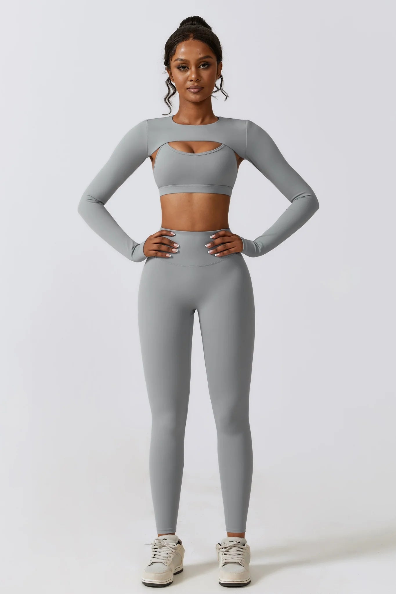Esme Long Sleeve Shrug Top